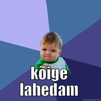  KÕIGE LAHEDAM Success Kid