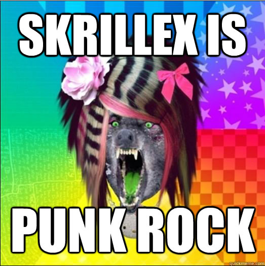 skrillex is punk rock  