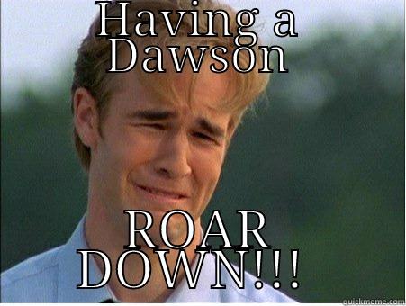 HAVING A DAWSON ROAR DOWN!!!  1990s Problems