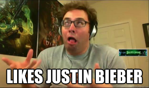  Likes Justin Bieber -  Likes Justin Bieber  Retard Day9