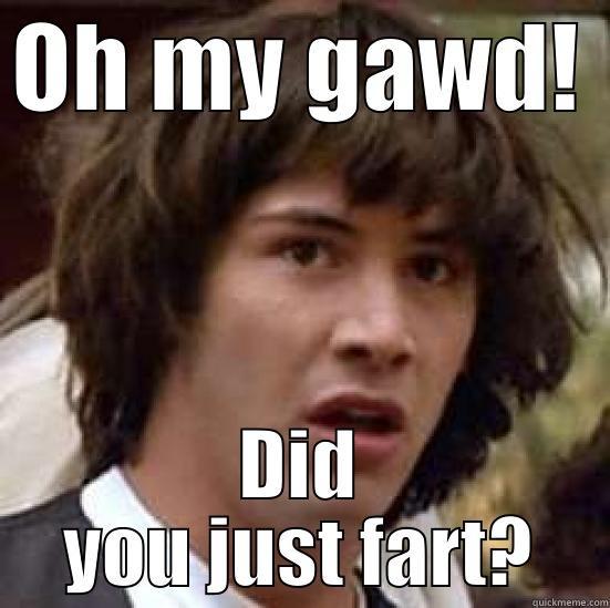 OH MY GAWD! DID YOU JUST FART? conspiracy keanu