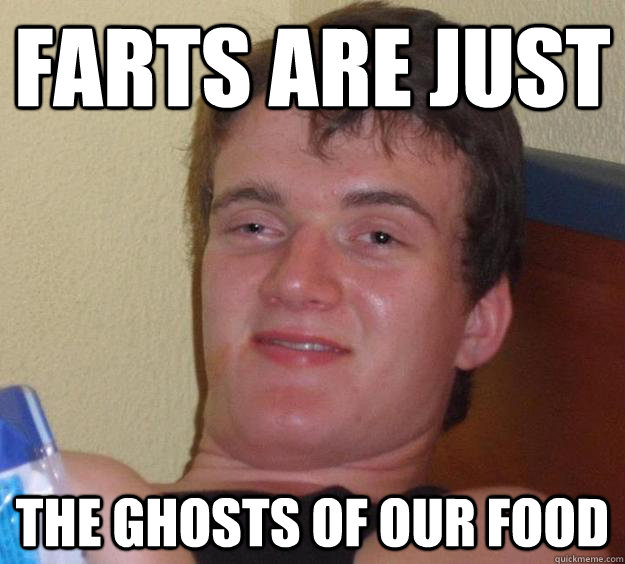 farts are just the ghosts of our food  10 Guy