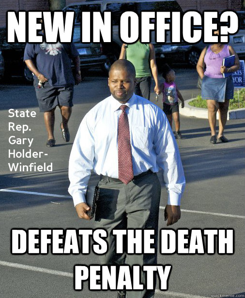 New in Office? defeats the death penalty  