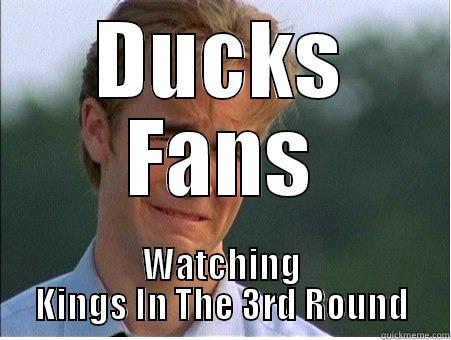 Ducks Fans after game 1 vs Kings - DUCKS FANS WATCHING KINGS IN THE 3RD ROUND 1990s Problems