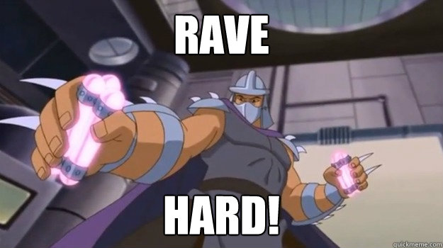 RAVE HARD!  80s Shredder