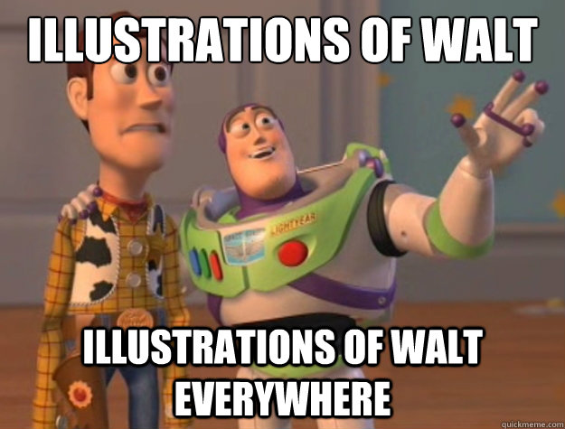 Illustrations of walt Illustrations of walt everywhere  Toy Story