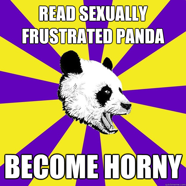 read sexually frustrated panda become horny  