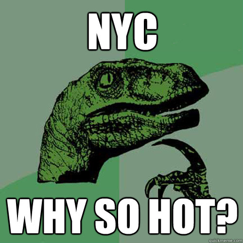 NYC why so hot? - NYC why so hot?  Philosoraptor