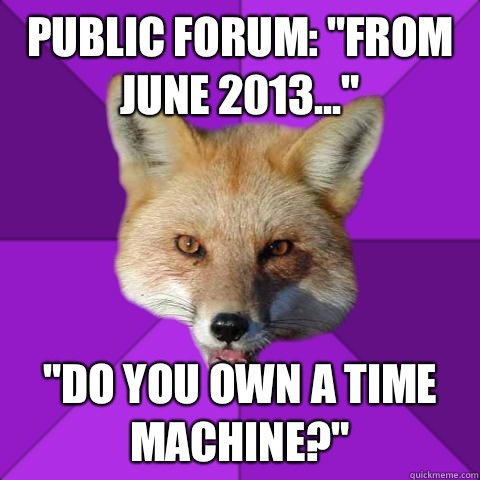 Public Forum: 