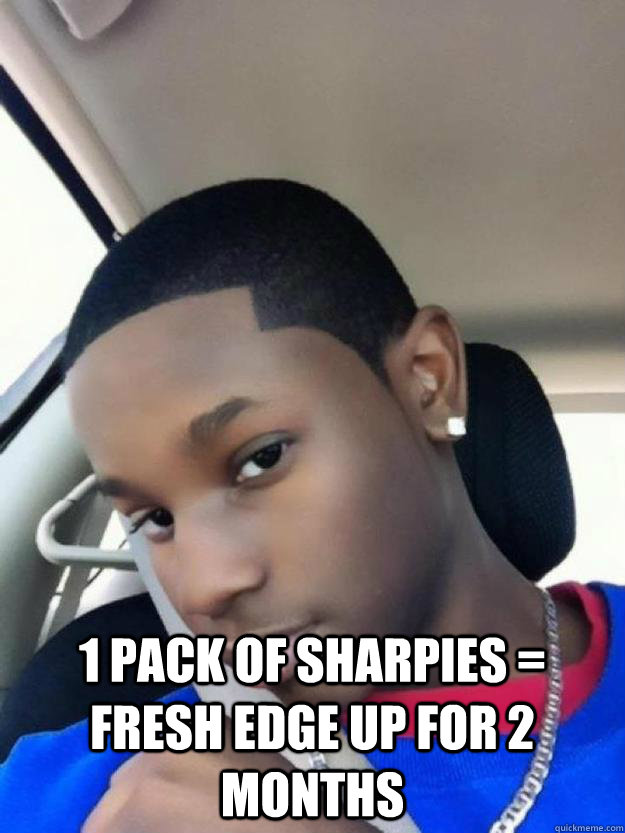  1 PACK OF SHARPIES = FRESH EDGE UP FOR 2 MONTHS -  1 PACK OF SHARPIES = FRESH EDGE UP FOR 2 MONTHS  ITUTTTTDGFD