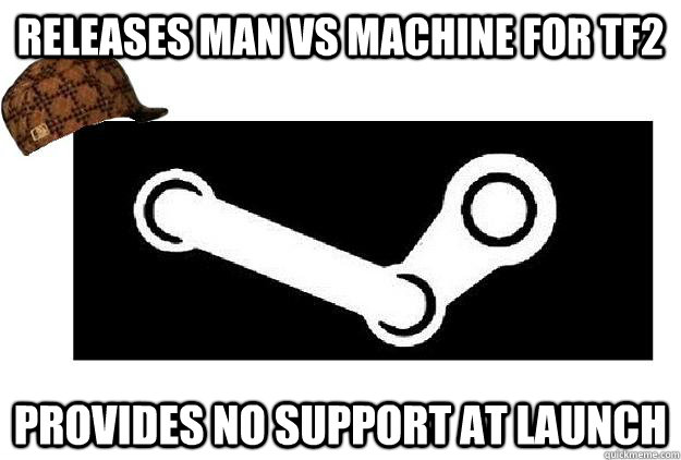 Releases Man vs Machine for Tf2 provides no support at launch  Scumbag Steam