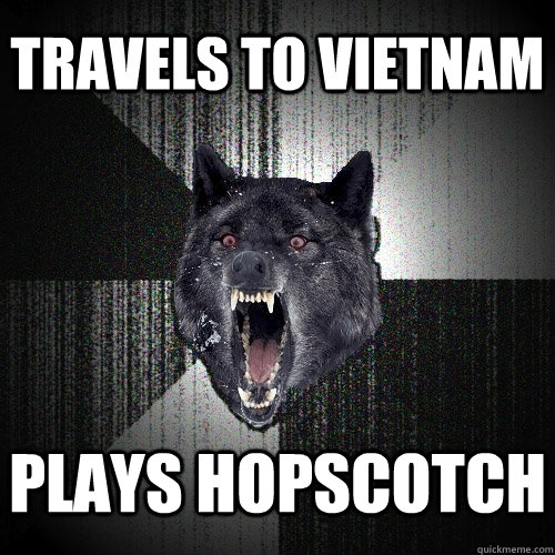 Travels to Vietnam Plays Hopscotch  Insanity Wolf