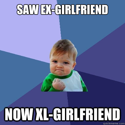 Saw Ex-girlfriend Now Xl-Girlfriend  Success Kid