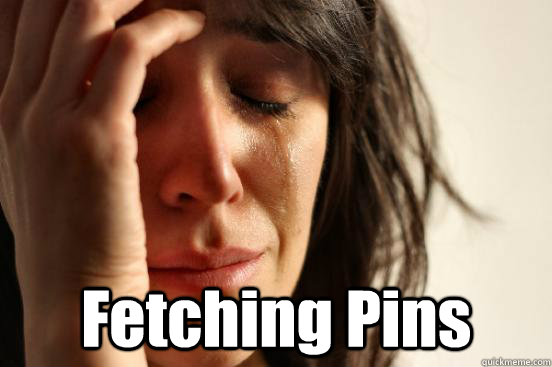  Fetching Pins  First World Problems