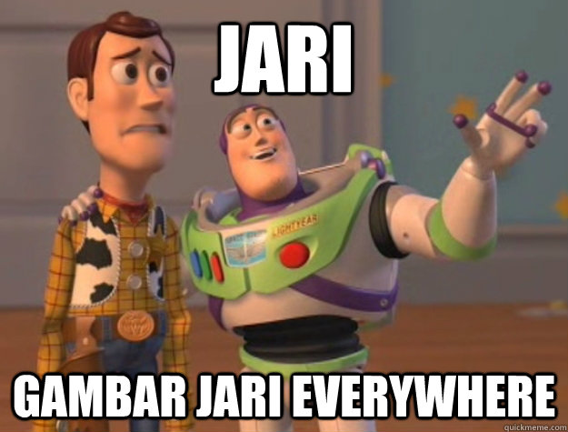 jari gambar jari everywhere  Buzz Lightyear