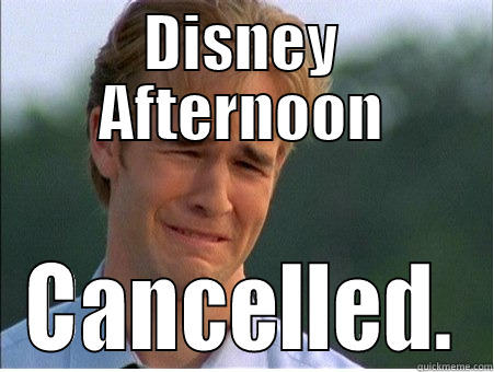 DISNEY AFTERNOON CANCELLED. 1990s Problems