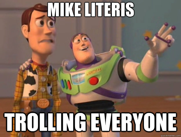 Mike literis Trolling everyone  Toy Story