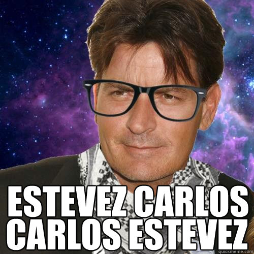 Carlos Estevez Estevez Carlos - Carlos Estevez Estevez Carlos  Hipster Charlie Sheen