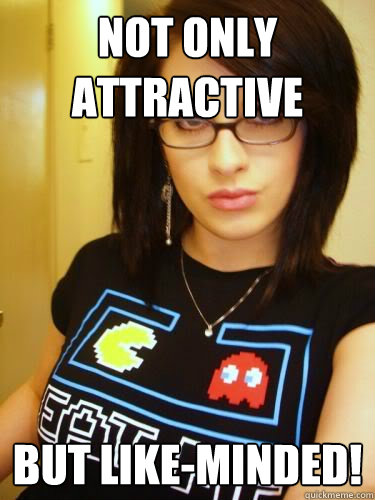 not only attractive but like-minded! - not only attractive but like-minded!  Cool Chick Carol