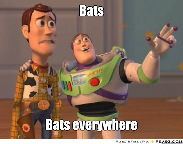 Bats Bats everywhere  Buzzlightyear