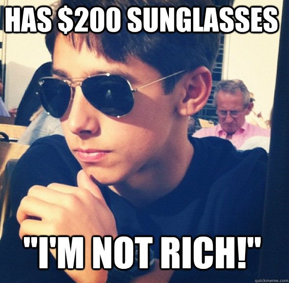 Has $200 Sunglasses 