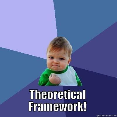  THEORETICAL FRAMEWORK! Success Kid