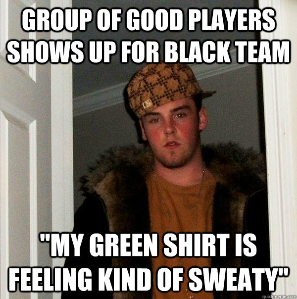 group of good players shows up for black team 