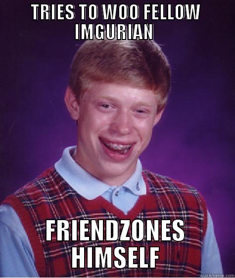 TRIES TO WOO FELLOW IMGURIAN  FRIENDZONES HIMSELF Bad Luck Brian