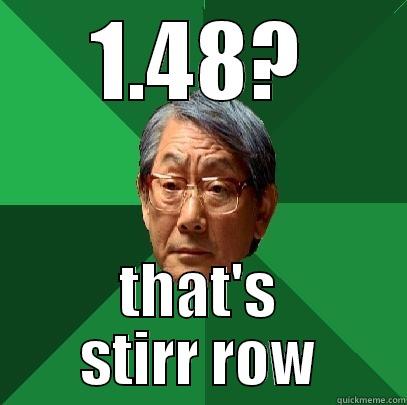 1.48? THAT'S STIRR ROW High Expectations Asian Father