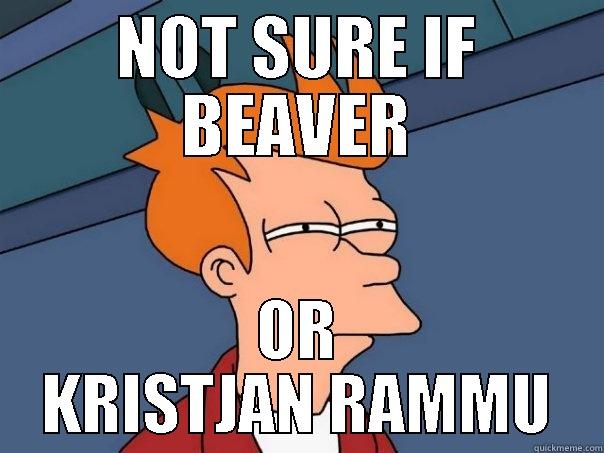 NOT SURE IF BEAVER OR KRISTJAN RAMMU Futurama Fry