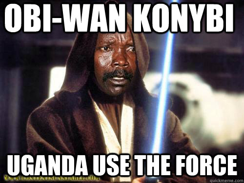 OBI-WAN KONYBI Uganda use the force  Kony