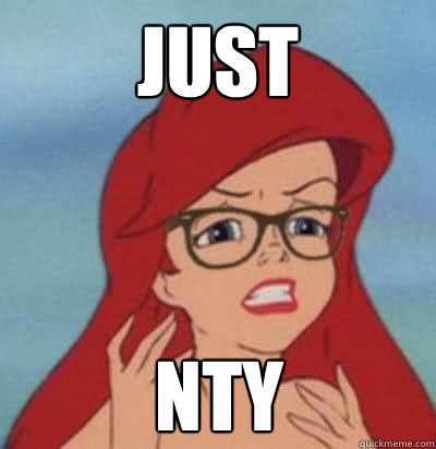 Just NTY  Hipster Ariel