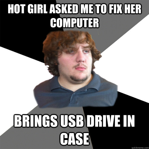 HOT GIRL ASKED ME TO FIX HER COMPUTER BRINGS USB DRIVE IN CASE  Family Tech Support Guy