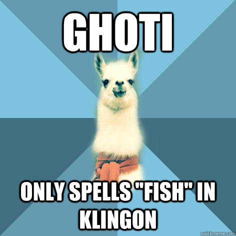 Ghoti Only spells 