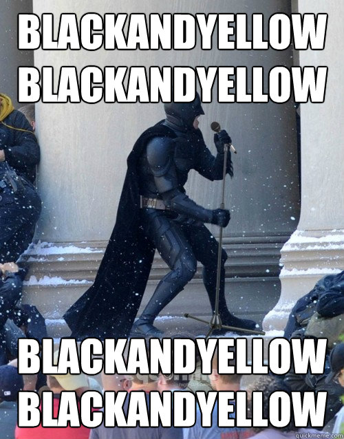 Blackandyellow
blackandyellow blackandyellow
blackandyellow  Karaoke Batman