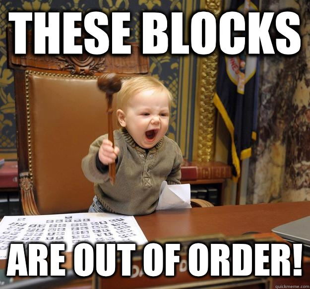 These blocks Are out of order! - These blocks Are out of order!  Misc