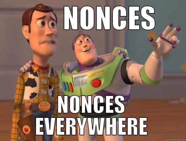 TOO MANY NONCES -        NONCES NONCES EVERYWHERE Toy Story