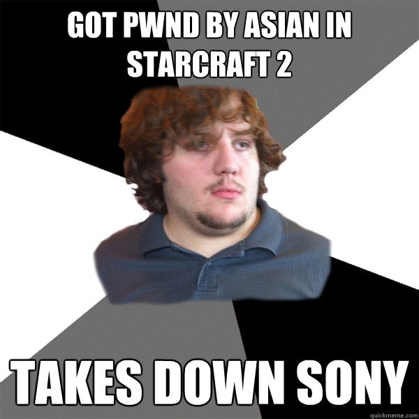 got pwnd by asian in starcraft 2 takes down sony  Family Tech Support Guy