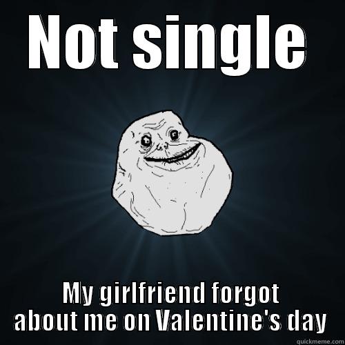 NOT SINGLE MY GIRLFRIEND FORGOT ABOUT ME ON VALENTINE'S DAY Forever Alone