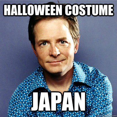 halloween costume japan  Awesome Michael J Fox