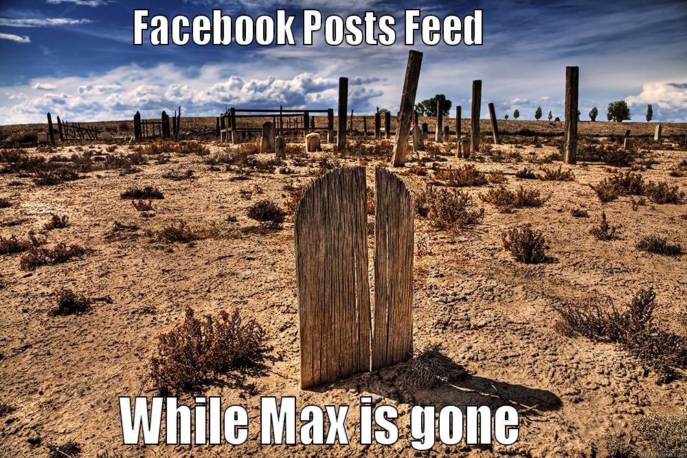 work disaster -               FACEBOOK POSTS FEED                                 WHILE MAX IS GONE              Misc