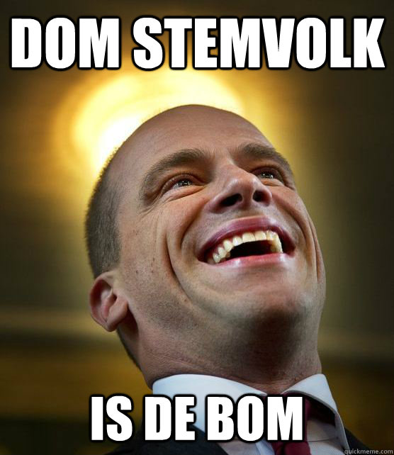 Dom stemvolk  Is de bom   Saint Samson