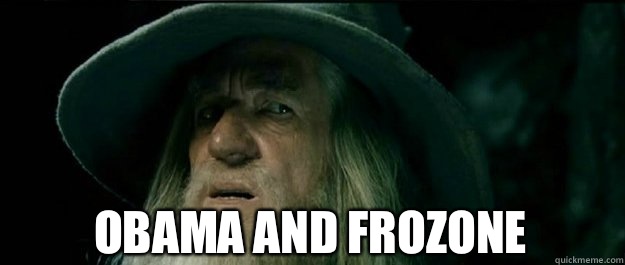  Obama and Frozone  Gandalf