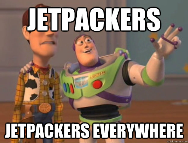 Jetpackers Jetpackers Everywhere  - Jetpackers Jetpackers Everywhere   Buzz Lightyear