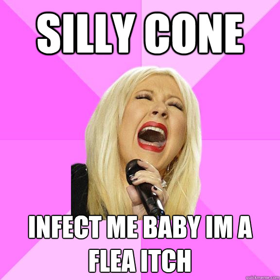 SILLY CONE INFECT ME BABY IM A FLEA ITCH    Wrong Lyrics Christina