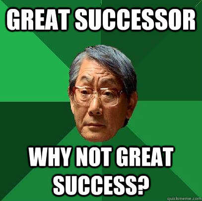 Great Successor why not great success?  High Expectations Asian Father