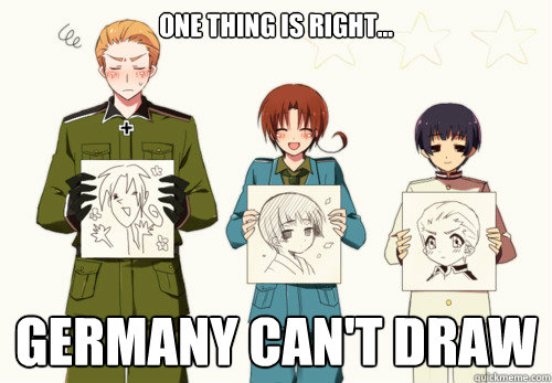 one thing is right... Germany can't draw  Poor Germany