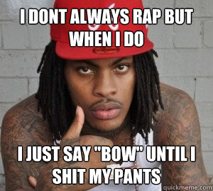 I dont always rap but when i do i just say 