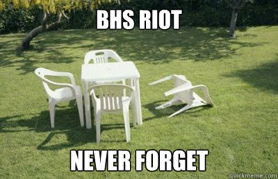 BHS RIOT NEVER FORGET  - BHS RIOT NEVER FORGET   Va earthquake