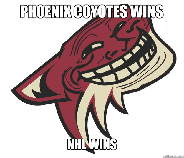 phoenix coyotes wins nhl wins - phoenix coyotes wins nhl wins  Coyotes Troll Face